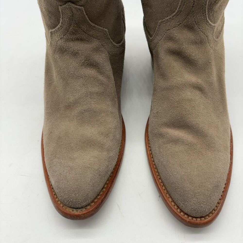 Tecovas Western Ankle Boot in Suede